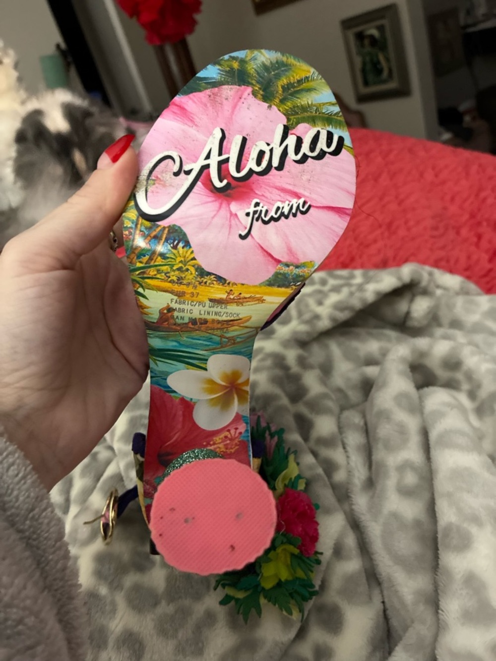 Tiki hula girl sandals - Picture 6 of 7